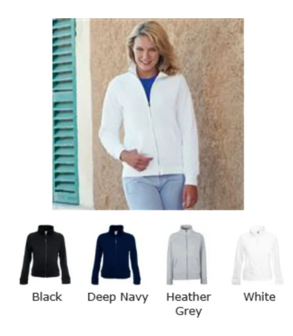 Fruit of the Loom  SS85 Premium Lady Fit Sweat Jacket